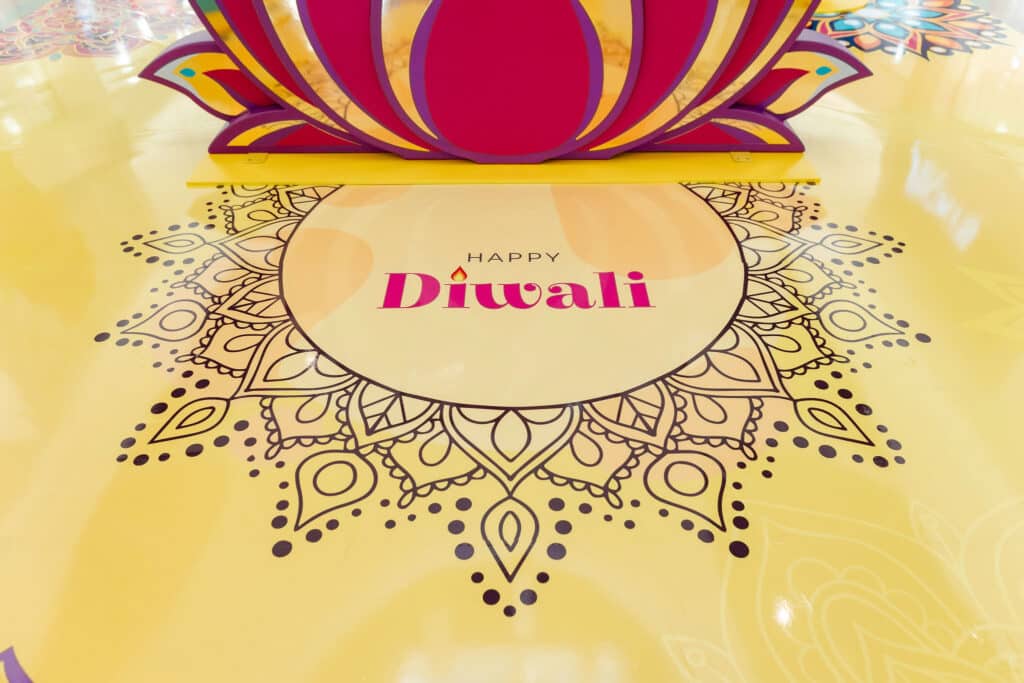 Toronto Marketing Activation - Diwali display at Vaughan Mills Shopping Centre