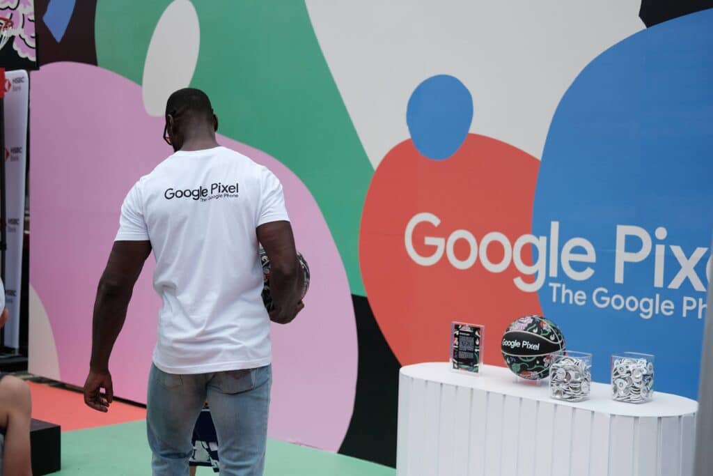 Google Pixel Brand Activation at CCYAA Celebrity Basketball Tournament in Toronto