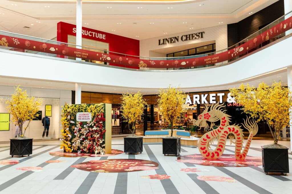 Lunar new year mall activation at Upper Canada Mall by Rebecca Chan Events Inc