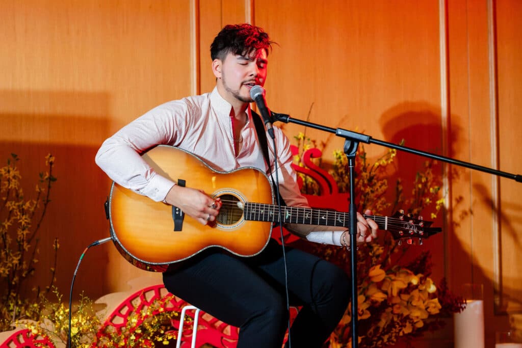 Tyler Shaw performance at Shangri-La Hotel Toronto's Lunar New Year Party