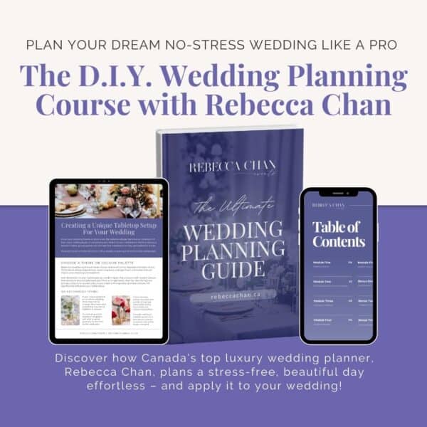 The D.I.Y. Wedding Planning Course with Rebecca Chan