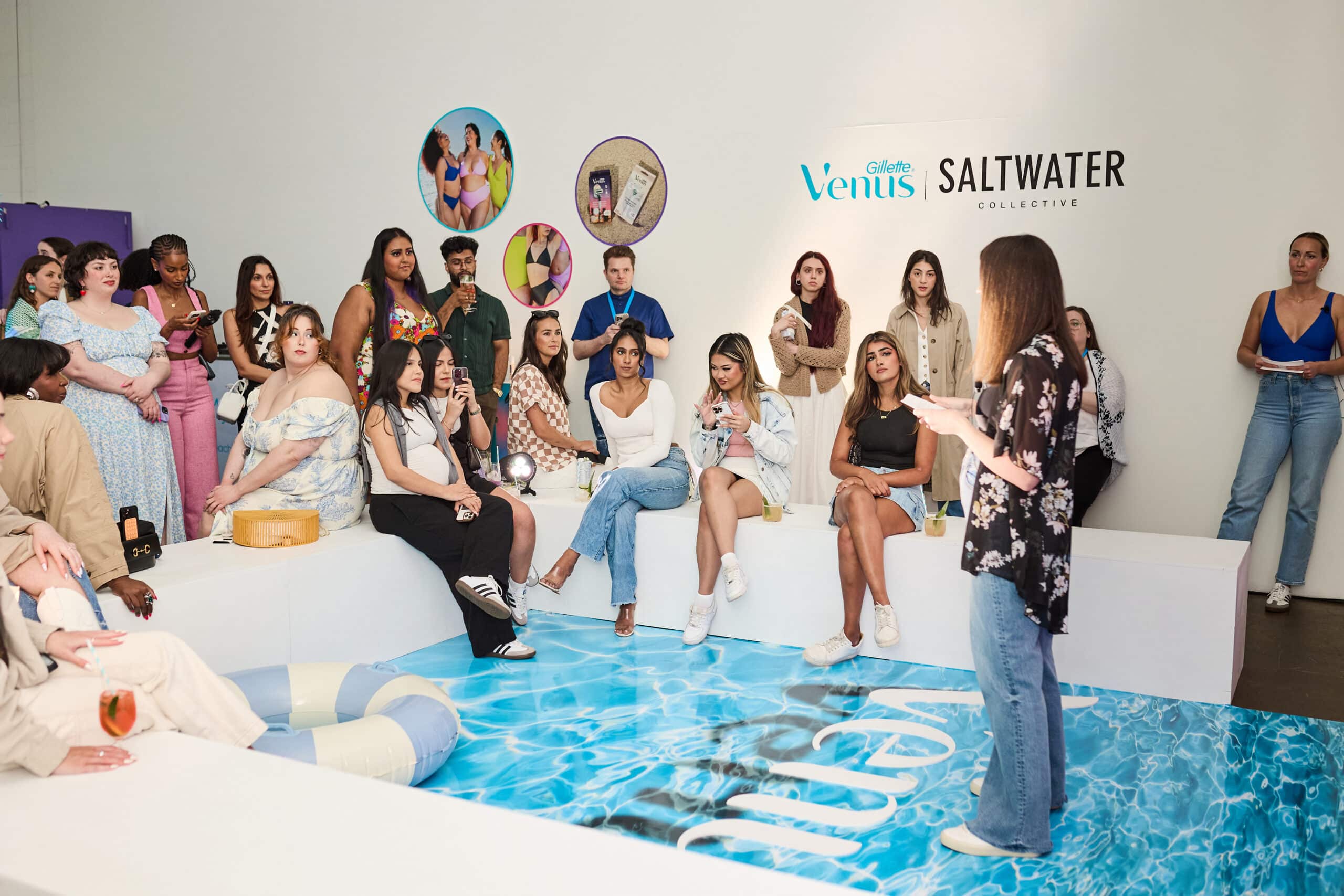 Gillette Venus swimwear brand activation corporate event