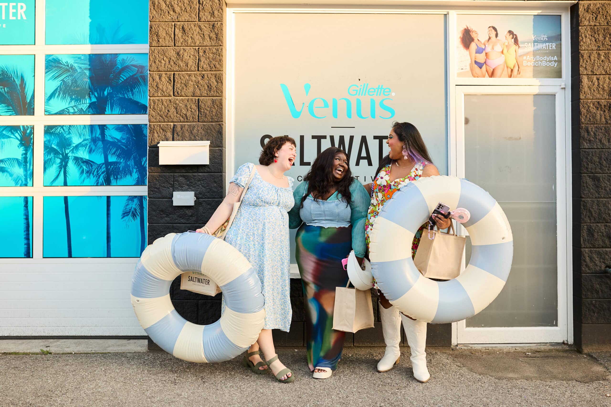 Gillette Venus swimwear brand activation corporate event