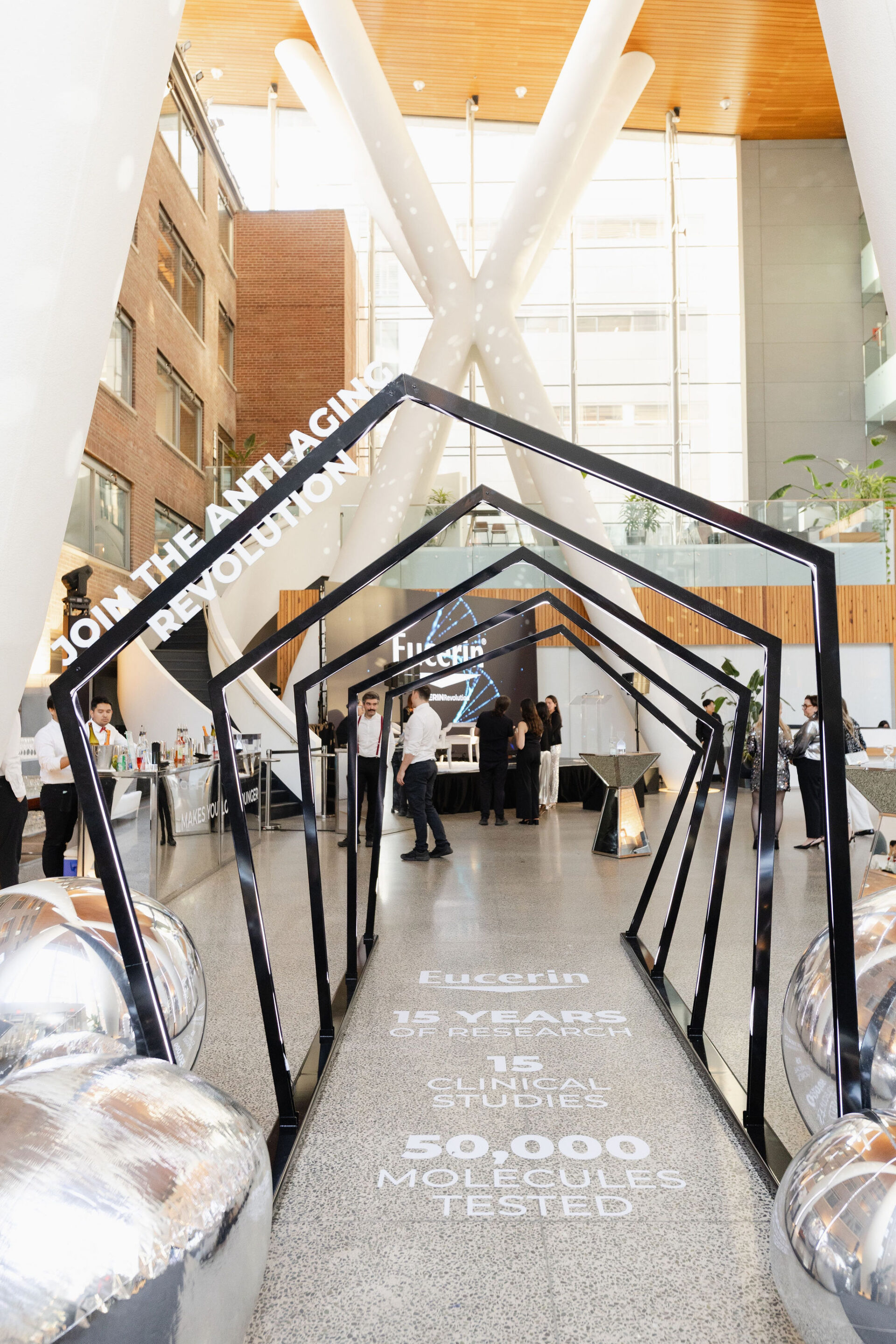 Light Tunnel Entrance - Eucerin Epicelline Serum Launch Event