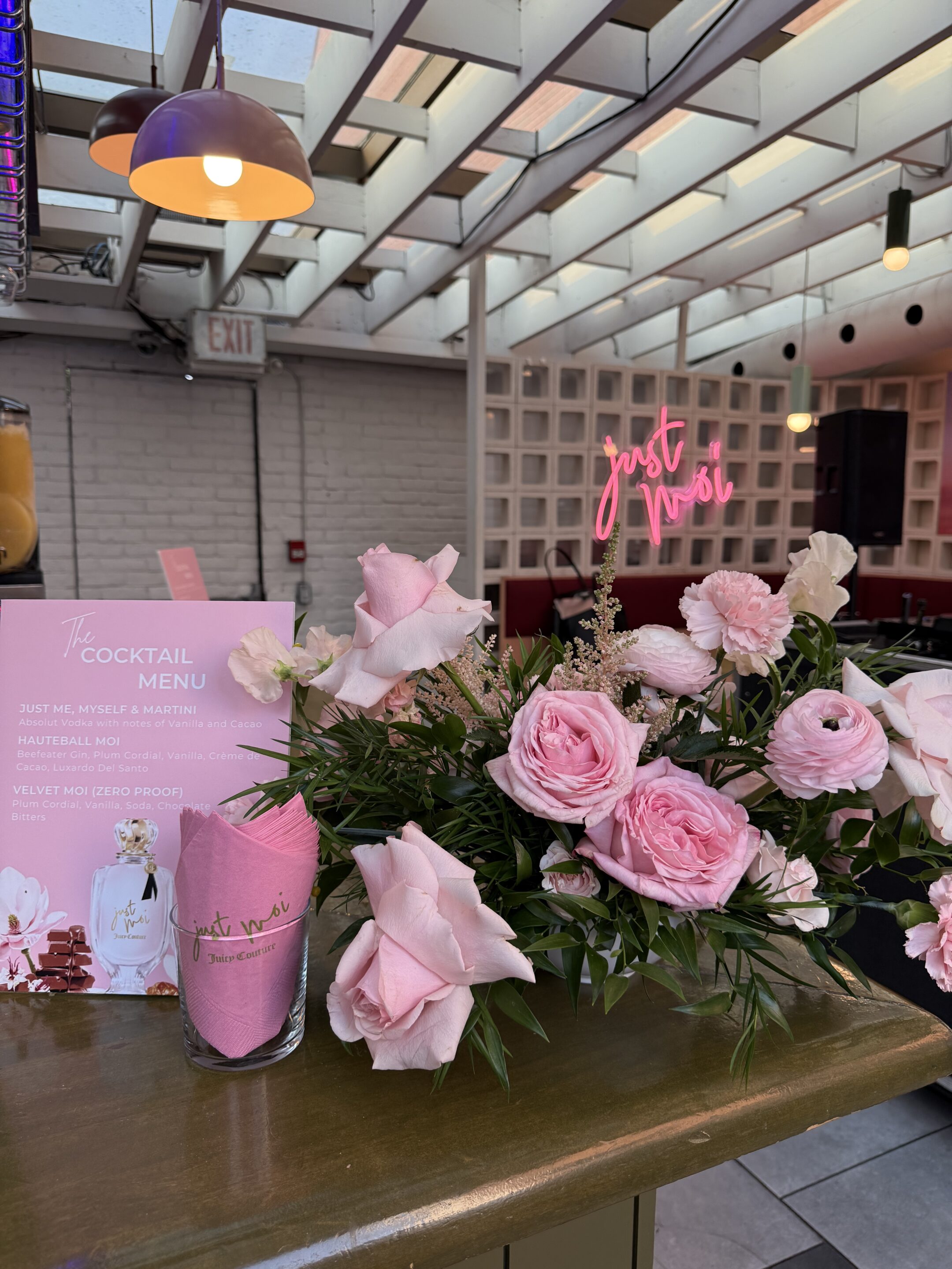 Juicy Couture Just Moi fragrance brand activation 