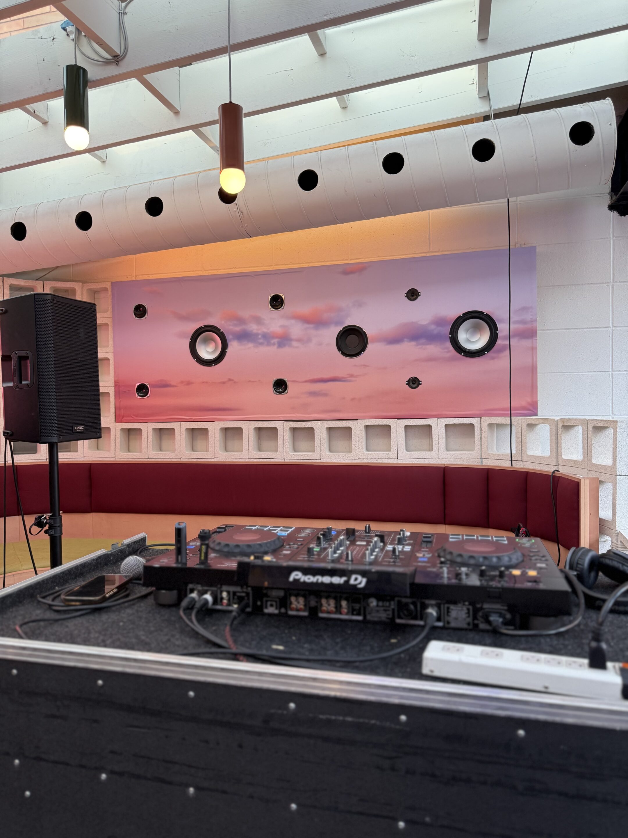 Juicy Couture Just Moi fragrance launch event - DJ station