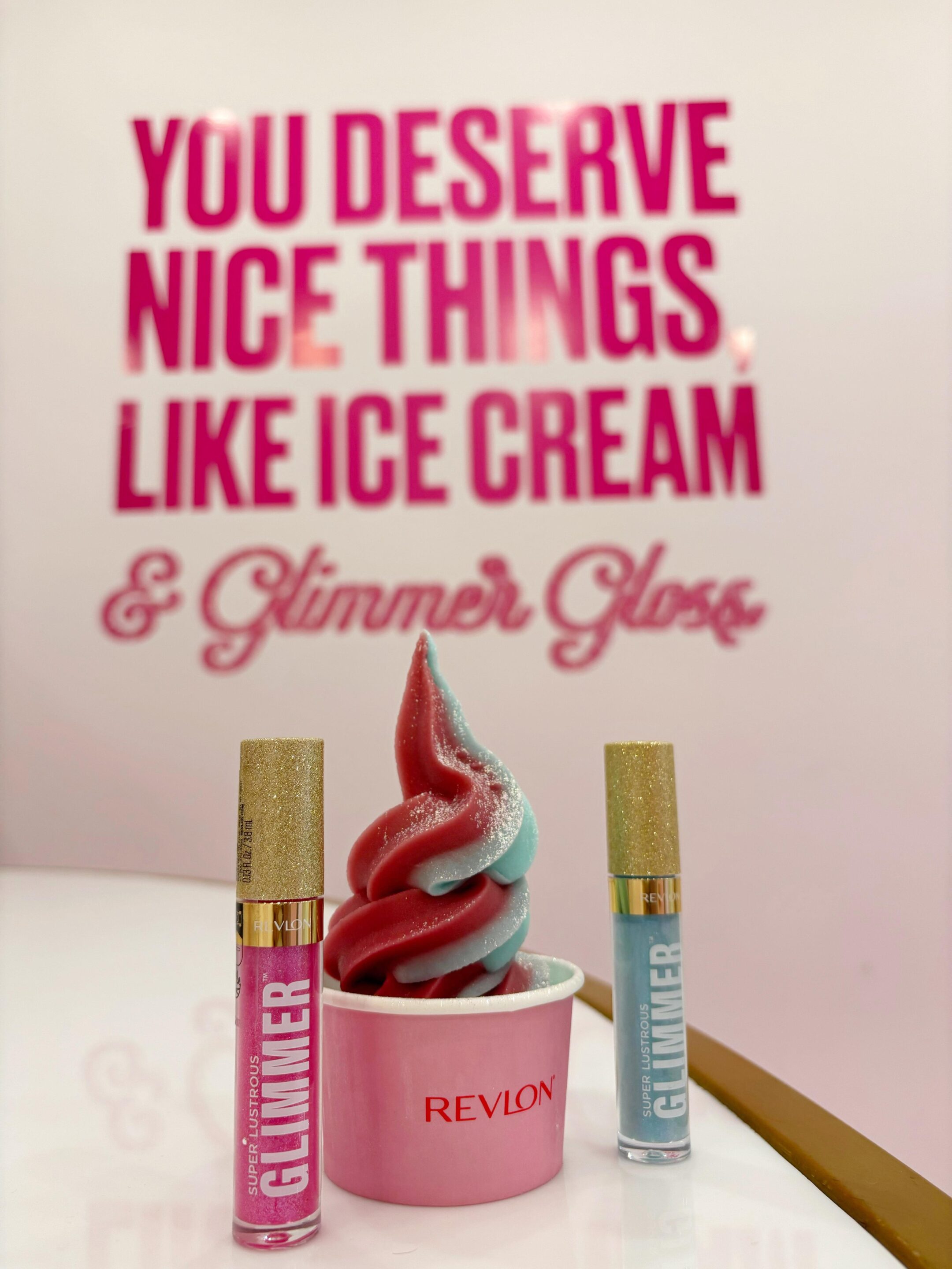 Revlon Glimmer Gloss Ice Cream pop up